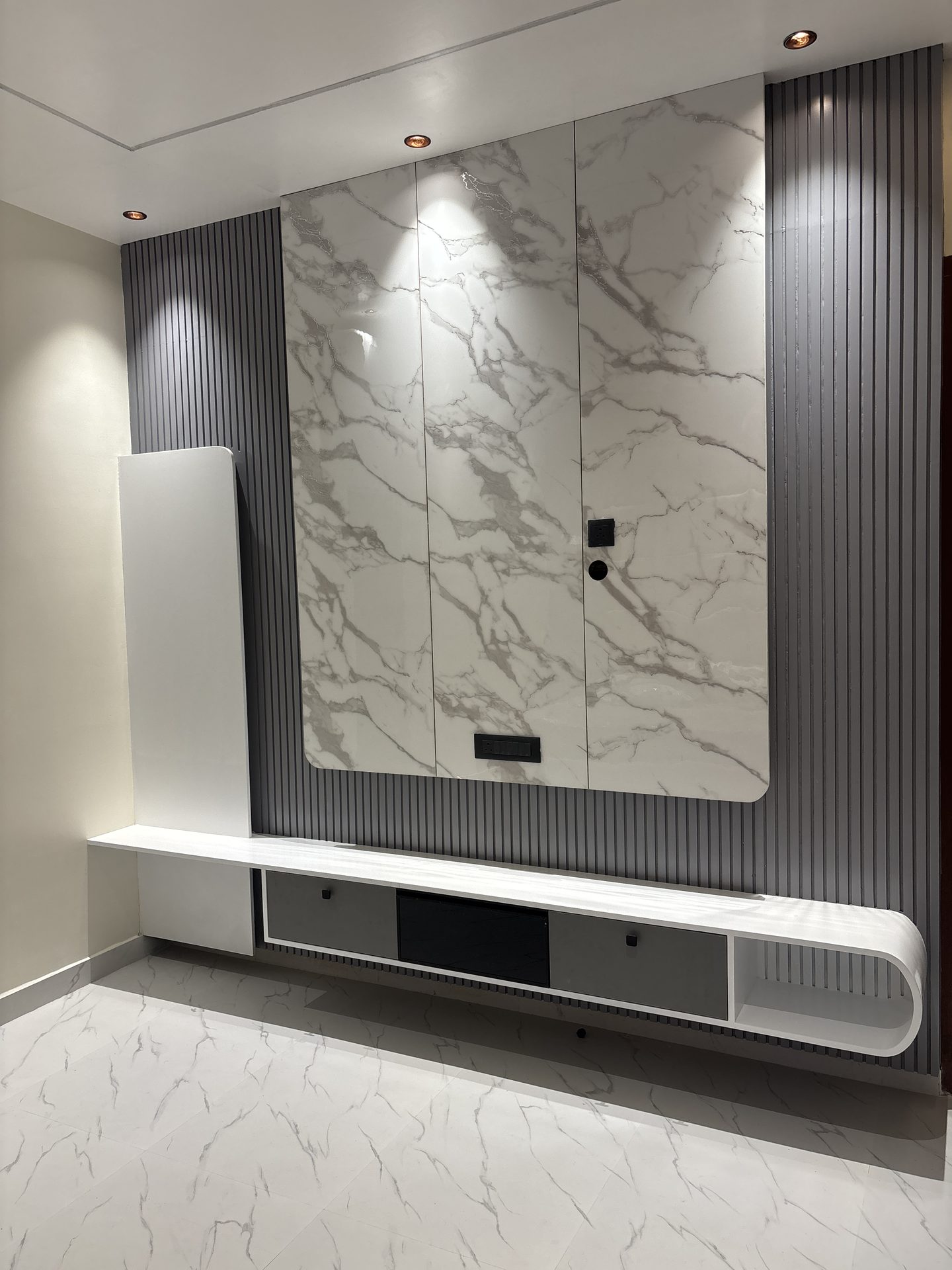 Bedroom Design — Bedroom interior design in Avinashi by Hasta Interior Studio