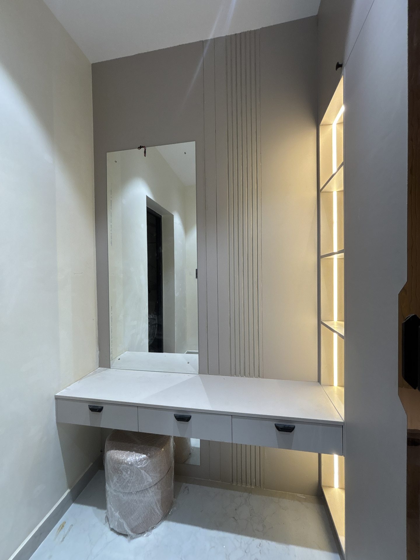Walk-in Wardrobe Design — Residential interior design in Tirupur by Hasta Interior Studio